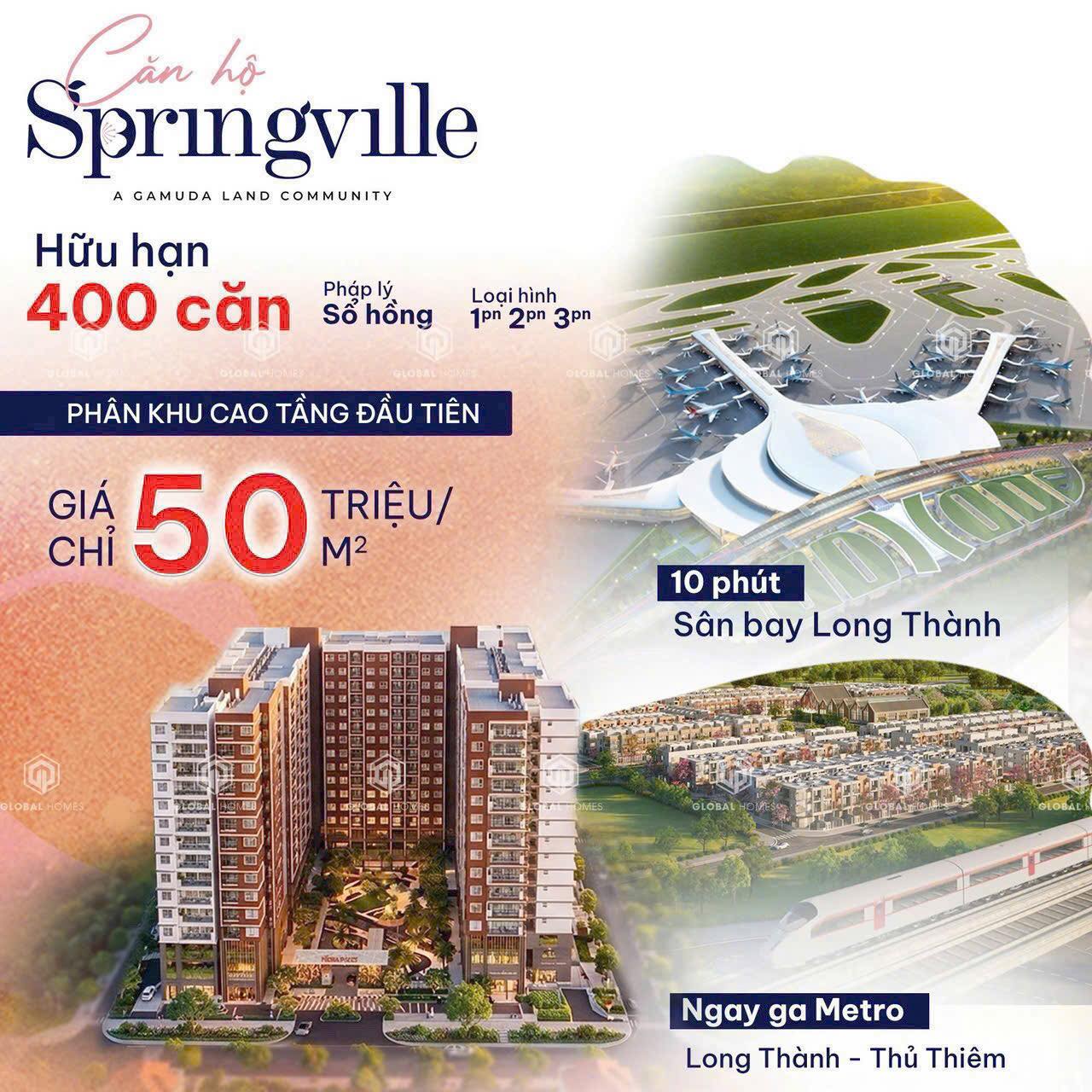 Giá bán Căn Hộ Persa Place Spring Ville
